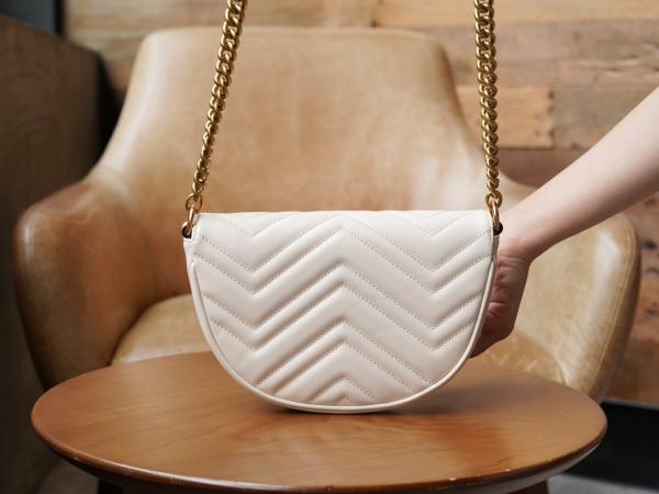 Gucci GG Marmont Moon Premium Shoulder Bag With OG Box
