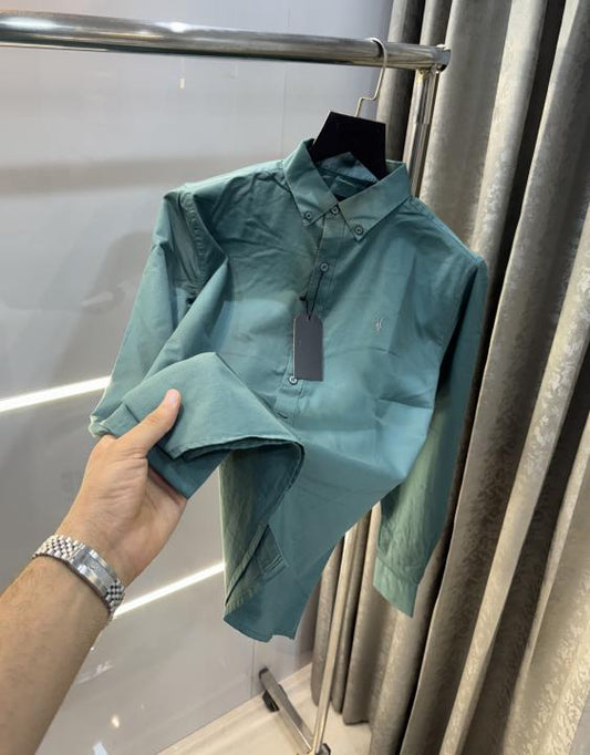 All saints English Embroidery Logo Classic Shirt