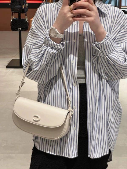 Coach Emmy Saddle Premium Crossbody Shoulder Bag With OG Double Box
