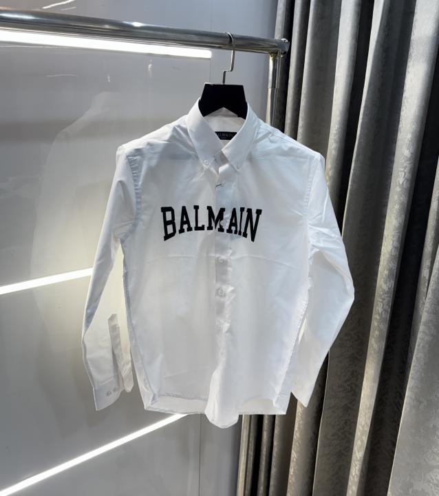 Balmain Paris Embossed Logo Premium Shirt