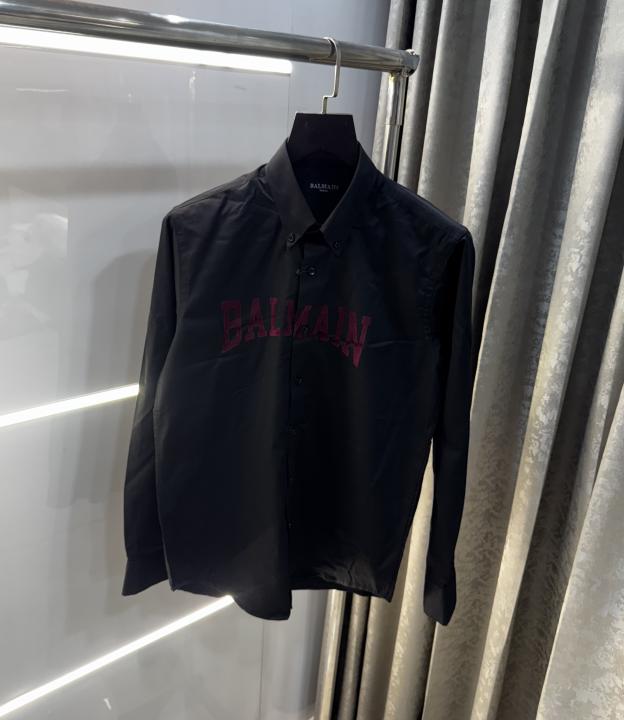 Balmain Paris Embossed Logo Premium Shirt