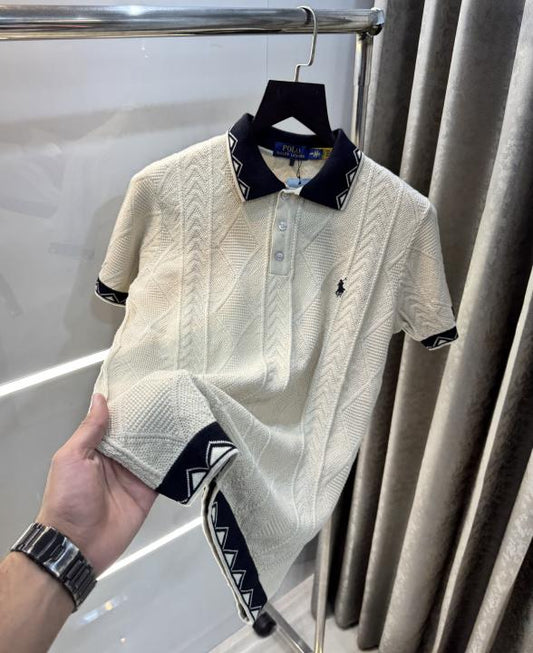 Ralph Lauren Premium Knitted Polo T-Shirt