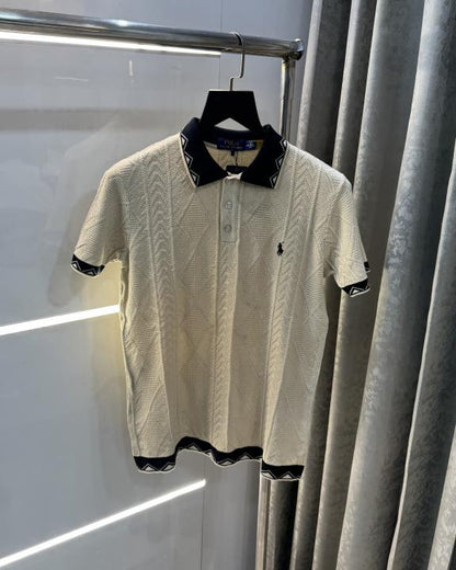 Ralph Lauren Premium Knitted Polo T-Shirt