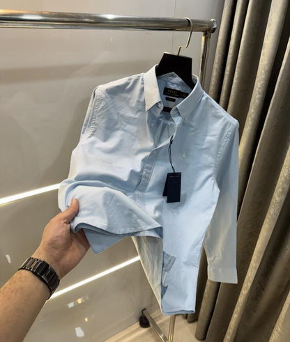 Ralph Lauren Cotton Sky Blue Premium Shirt