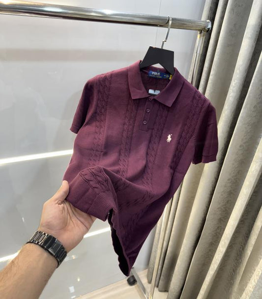 Ralph Lauren  Premium Knitted Polo T-Shirt