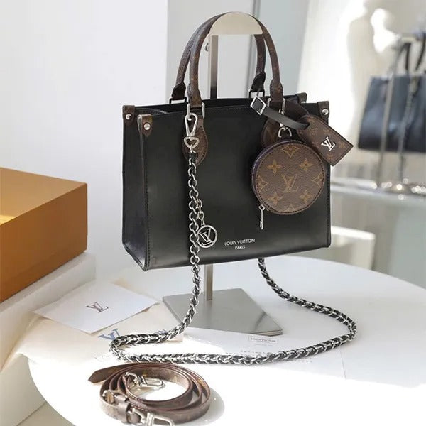 Louis Vuitton LV On The Go Pochette Premium Quality With OG Magnetic Box & Dust Bag