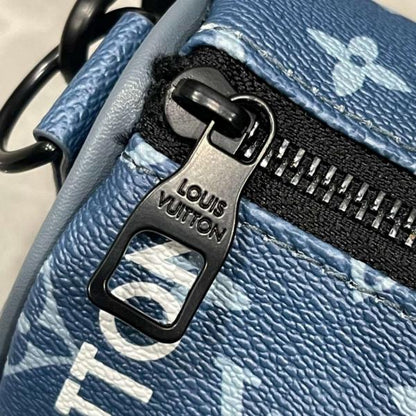 LVTN Keepall Bandouliere Monogram Speedy With OG Magnetic Box & Dust Bag