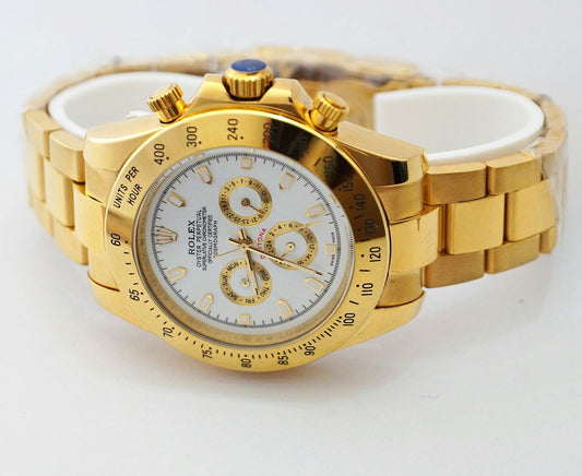 Rolex Daytona Yellow Gold White Index Dial - LABLEWHORE.COM