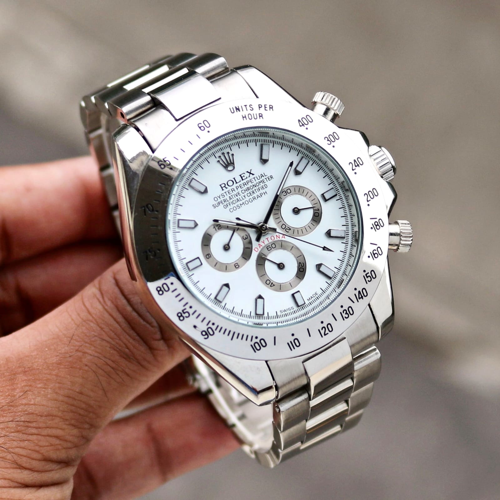 Rolex Daytona Steel White Dial - LABLEWHORE.COM