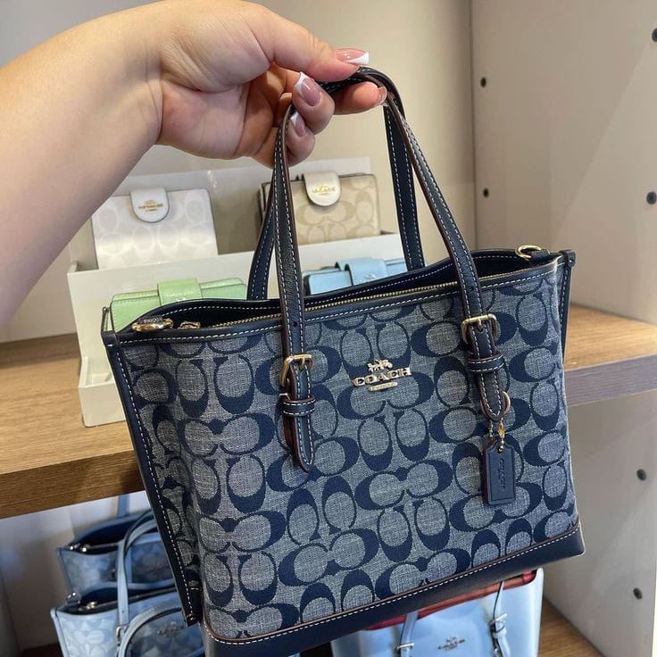 Coach Mollie Tote 25 Denim