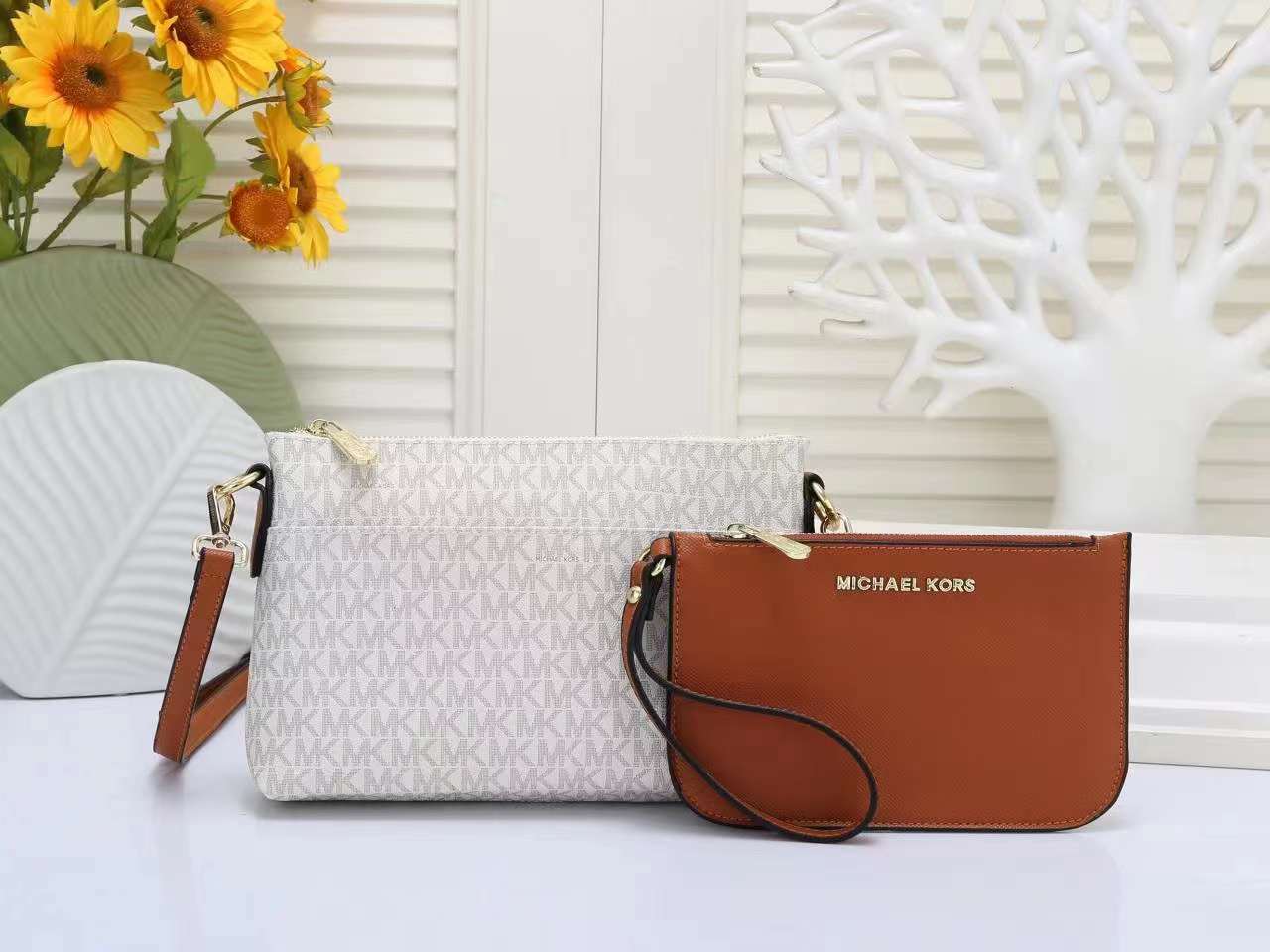 Michael Kors Sling Bags With Detachable Pouch