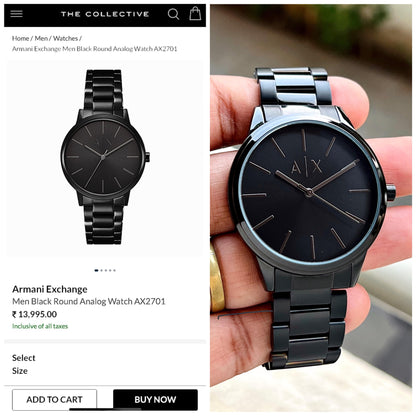 Armani Exchange Z-Black Series - LABLEWHORE.COM