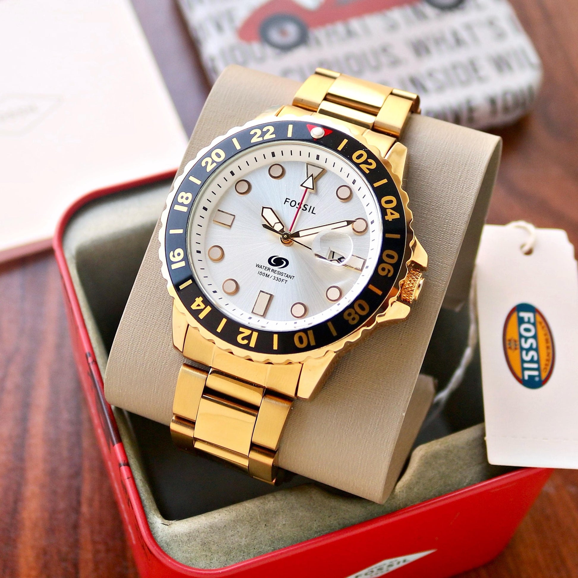 Fossil GMT Gold Series - LABLEWHORE.COM