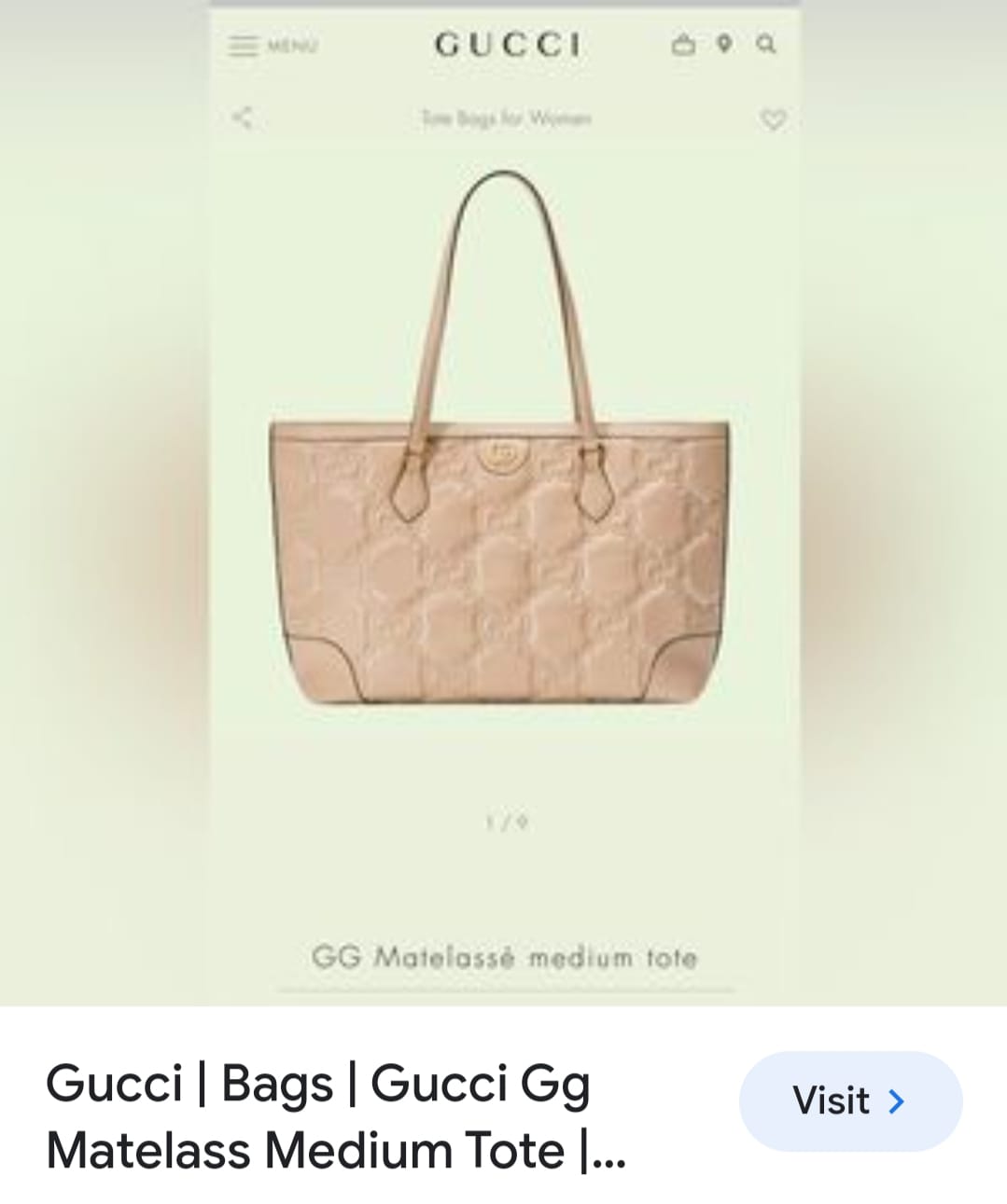 GUCCI GG METALASSE' LEATHER TOTE BAGS - LABLEWHORE.COM