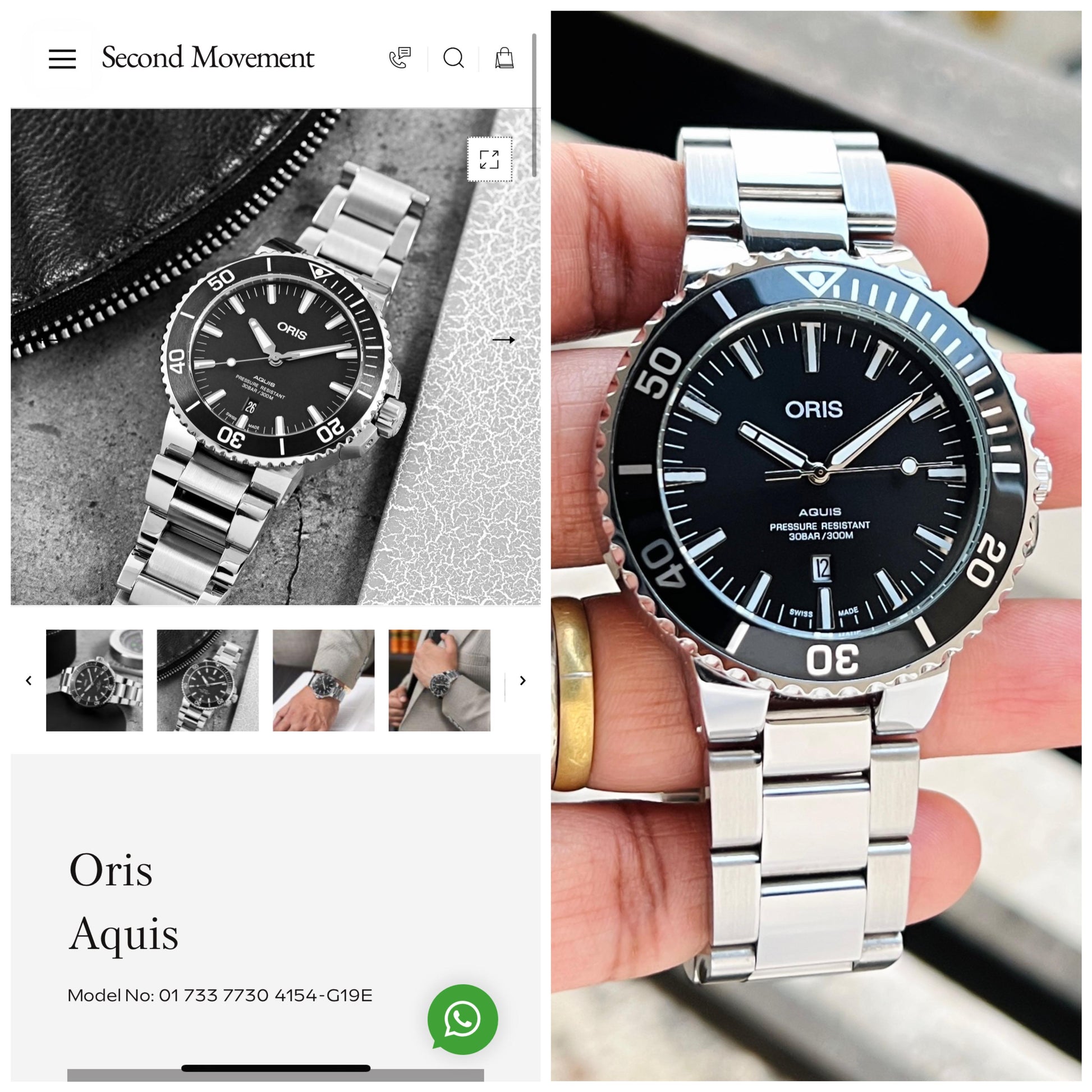 ORIS AQUIS Original Model Series - LABLEWHORE.COM