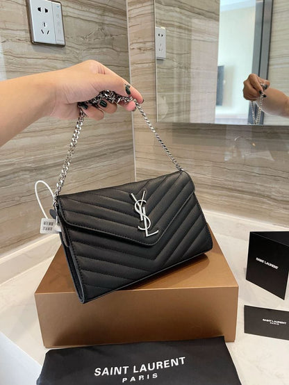 SAINT LAURENT ENVELOPE SLING BAGS - LABLEWHORE.COM