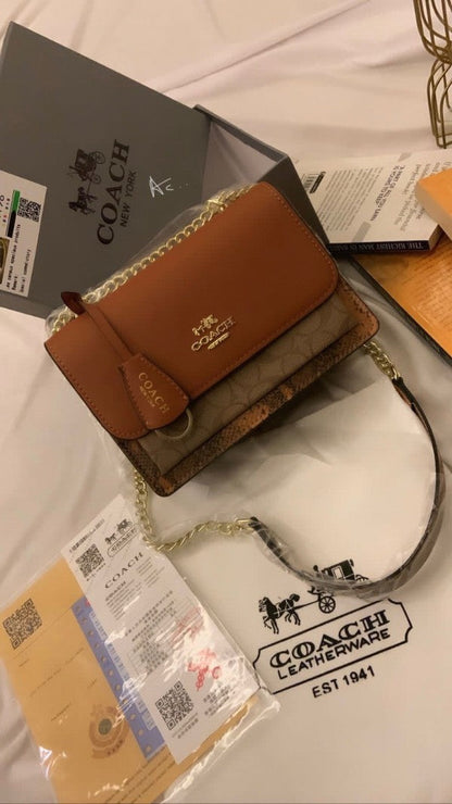 Coach Klare Crossbody In Signature Canvas Bag With OG Box & Dust Bag - LABLEWHORE.COM