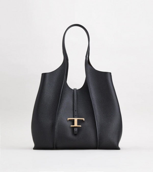 Tods T Timeless Premium Quality Leather Bag With Extra Pouch & OG Box With Dust Bag - LABLEWHORE.COM