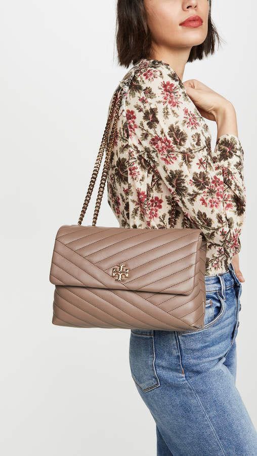 TORY BURCH CHEVRON CRESCENT BAGS - LABLEWHORE.COM