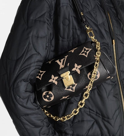 LV M45859 Shoulder Bag With OG Double Box & Dust Bag Black - LABLEWHORE.COM