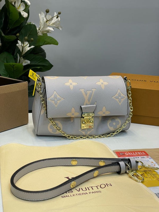 LV M45859 Shoulder Bag With OG Double Box & Dust Bag Blue Grey - LABLEWHORE.COM