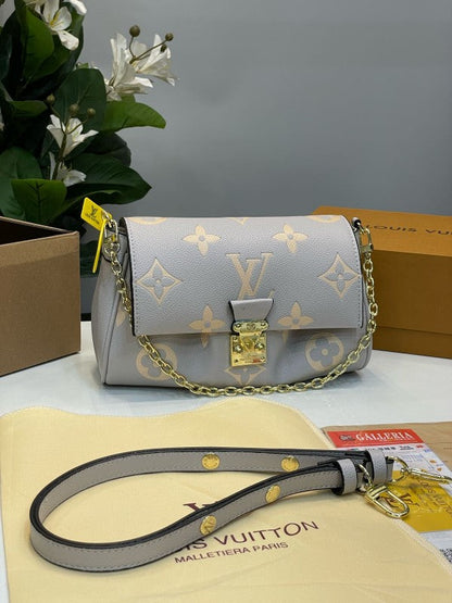 LV M45859 Shoulder Bag With OG Double Box & Dust Bag Blue Grey - LABLEWHORE.COM