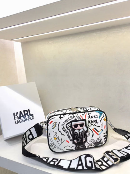 KARL PRINTED CAMERA BAGS - LABLEWHORE.COM