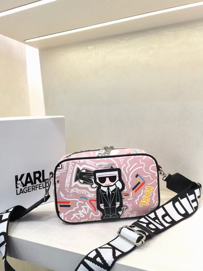 KARL PRINTED CAMERA BAGS - LABLEWHORE.COM