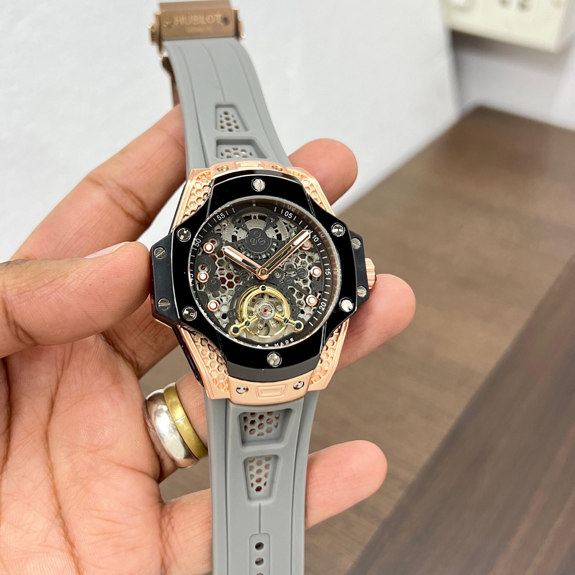 Hublot Tourbillon Automatic Grey - LABLEWHORE.COM