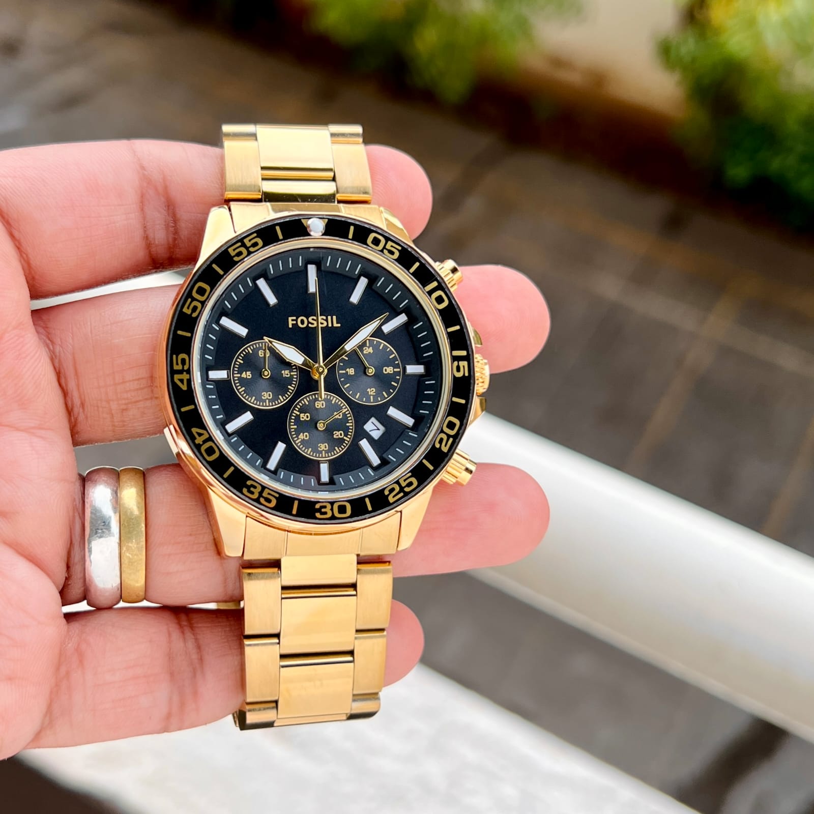 Fossil Gold Chronograph Series - LABLEWHORE.COM