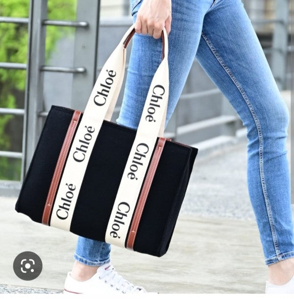 CHLOE Medium Woody Tote Bag With Dust Bag - LABLEWHORE.COM