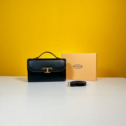 TODS T TIMELESS TOP HANDLE BAG WITH OG BOX & DUST BAG - LABLEWHORE.COM