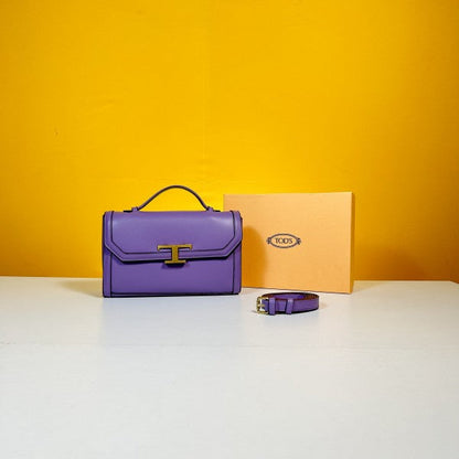 TODS T TIMELESS TOP HANDLE BAG WITH OG BOX & DUST BAG - LABLEWHORE.COM