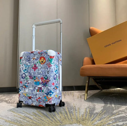 Louis Vuitton 55cm luggage trolley bag in cartoon - LABLEWHORE.COM