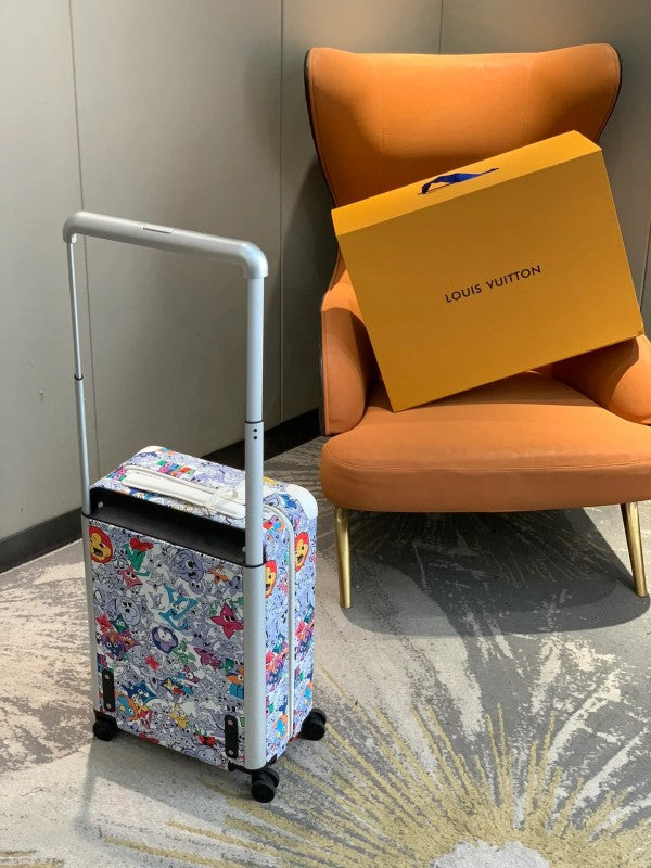 Louis Vuitton 55cm luggage trolley bag in cartoon - LABLEWHORE.COM