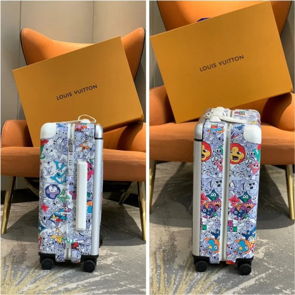 Louis Vuitton 55cm luggage trolley bag in cartoon - LABLEWHORE.COM