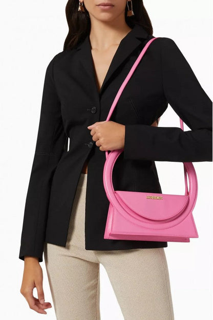 Jacquemus Le Sac Rond Bag With OG Box Dust Bag & Extra Sling Belt