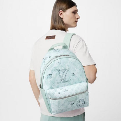 Louis Vuitton Discovery Premium Monogram Unisex Backpack With Dust Bag