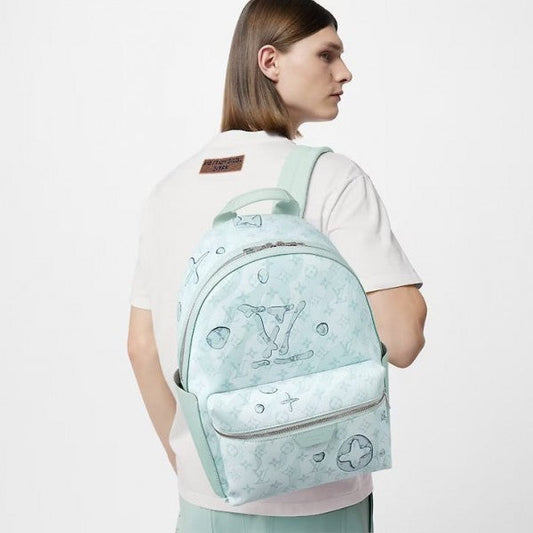 Louis Vuitton LV M22 Discovery Premium Monogram Unisex Backpack With Dust Bag