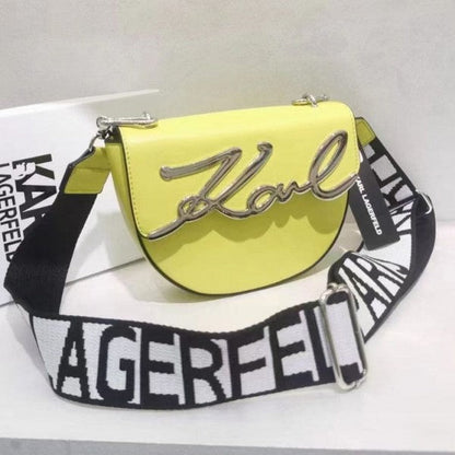 Karl Lagerfeld K Signature Round Cross Body Shoulder Bag With OG Box & Dust Bag