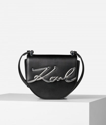 Karl Lagerfeld K Signature Round Cross Body Shoulder Bag With OG Box & Dust Bag