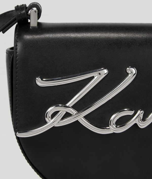 Karl Lagerfeld K Signature Round Cross Body Shoulder Bag With OG Box & Dust Bag