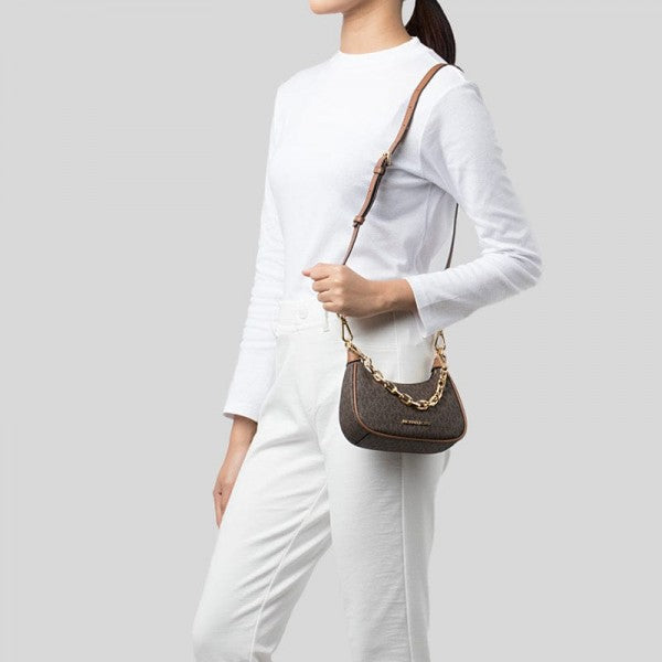 Michael Kors MK Cora Top Zip Shoulder Bag With OG Box & Dust Bag