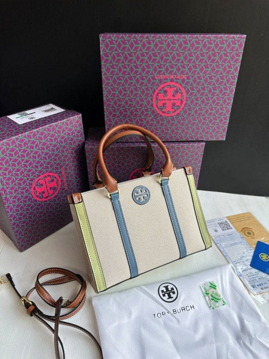 Tory Burch Mini Tote Bag With OG Box & Dust Bag & Extra Shoulder Strap