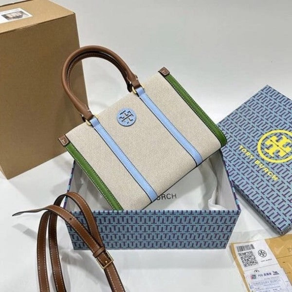 Tory Burch Mini Tote Bag With OG Box & Dust Bag & Extra Shoulder Strap