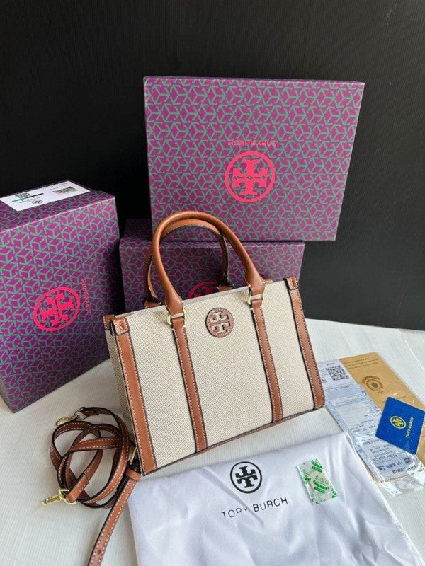 Tory Burch Mini Tote Bag With OG Box & Dust Bag & Extra Shoulder Strap