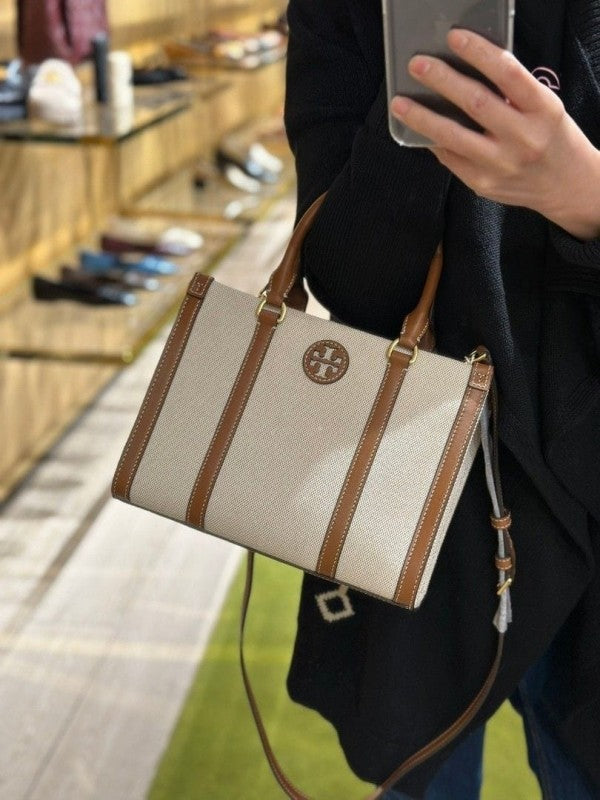 Tory Burch Mini Tote Bag With OG Box & Dust Bag & Extra Shoulder Strap