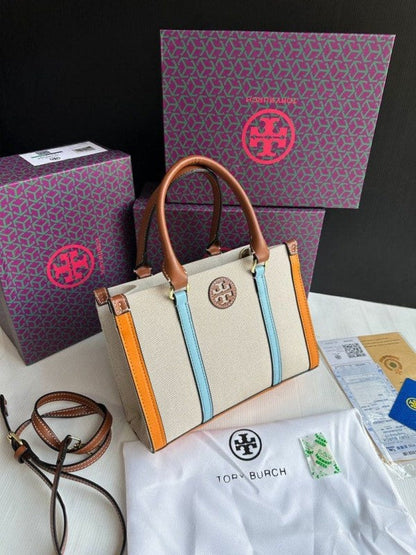 Tory Burch Mini Tote Bag With OG Box & Dust Bag & Extra Shoulder Strap