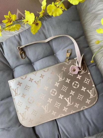 Louis Vuitton Neverfull Tote Bag Premium Quality With Extra Pouch & Dust Bag - OMBRE