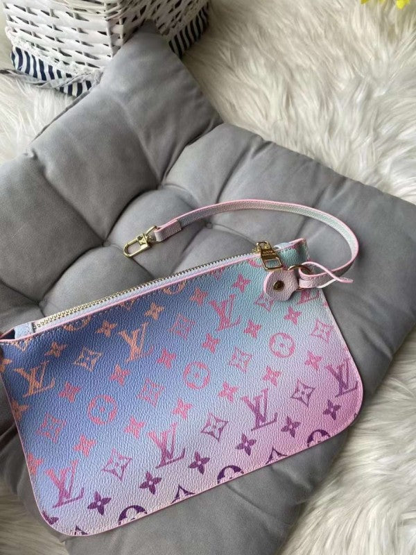 Louis Vuitton Neverfull Tote Bag Premium Quality With Extra Pouch & Dust Bag - OMBRE